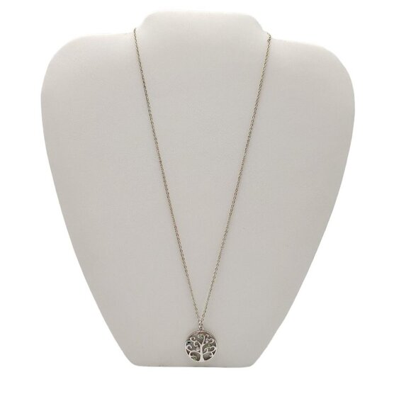 Onecklace Sterling Silver .925 Family Tree Multi-Color Real Birthstones Necklace - Picture 4 of 5